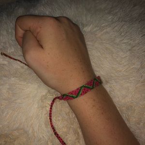 Handmade watermelon friendship/vsco bracelet